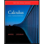 Single Variable Calculus: Early Transcendentals - 11th Edition - by Briggs, William L., Cochran, Lyle, Gillett, Bernard - ISBN 9780321664143