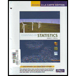 Essentials Of Statistics, Books A La Carte Plus Mystatlab Student Access Kit (4th Edition) - 4th Edition - by Mario F. Triola - ISBN 9780321705860