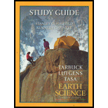 Study Guide for Earth Science - 13th Edition - by Tarbuck, Edward J., Lutgens, Frederick K., Hatfield, Stanley G. - ISBN 9780321714855