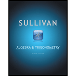 Algebra and Trigonometry - 9th Edition - by Michael Sullivan - ISBN 9780321716569