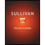 College Algebra - 9th Edition - by Michael Sullivan - ISBN 9780321716811