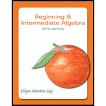 Beginning & Intermediate Algebra Plus Mylab Math -- Access Card Package (5th Edition) - 5th Edition - by Elayn Martin-Gay - ISBN 9780321729361