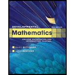 Developmental Mathematics, 8th Edition - 8th Edition - by Marvin L. Bittinger - ISBN 9780321731531