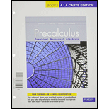 Precalculus: Graphical, Numerical, Algebraic, Books a la Carte Edition, Precalculus: Graphical, Numerical, Algebraic - 8th Edition - by Demana, Franklin, Waits, Bert K., Foley, Gregory D. - ISBN 9780321732088