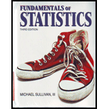 Fundamentals Of Statistics - 3rd Edition - by Michael Sullivan III - ISBN 9780321744418