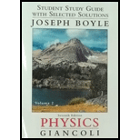 Student Study Guide & Selected Solutions Manual for Physics - 7th Edition - by Douglas C. Giancoli - ISBN 9780321768087