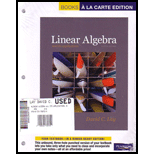 Linear Algebra And Its Applications, Books A La Carte Edition (4th Edition) - 4th Edition - by David C. Lay - ISBN 9780321780720