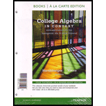 College Algebra In Context, Books A La Carte Edition (4th Edition) - 4th Edition - by Ronald J. Harshbarger, Lisa S. Yocco - ISBN 9780321783905