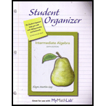 Student Organizer For Intermediate Algebra - 6th Edition - by Elayn El Martin-Gay - ISBN 9780321785312
