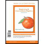 Beginning &amp; Intermediate Algebra - 5th Edition - by Martin-Gay, K. Elayn - ISBN 9780321785862