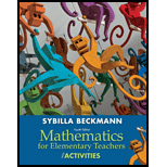 Mathematics for Elementary Teachers With Activities - 4th Edition - by Beckmann, Sybilla - ISBN 9780321825728