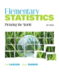 EBK ELEMENTARY STATISTICS - 5th Edition - by Larson - ISBN 9780321831019
