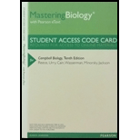 Mastering Biology with Pearson eText -- ValuePack Access Card -- for Campbell Biology