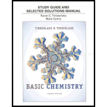 Study Guide And Selected Solutions Manual For Basic Chemistry - 4th Edition - by Karen C. Timberlake, William Timberlake, Mark Quirie - ISBN 9780321834430