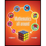 Mathematics All Around - 5th Edition - by Tom Pirnot - ISBN 9780321836991