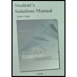 Student's Solutions Manual for Elementary Statistics - 12th Edition - by Milton Loyer - ISBN 9780321837929