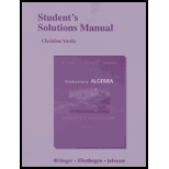 Student's Solutions Manual For Elementary Algebra: Concepts & Applications - 9th Edition - by Marvin L. Bittinger, David J. Ellenbogen, Barbara L. Johnson - ISBN 9780321848031