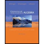 Elementary and Intermediate Algebra - 6th Edition - by Marvin L. Bittinger - ISBN 9780321848741