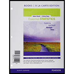 Essential Statistics, Books a la Carte Edition Plus NEWMyStatLab with Pearson eText -- Access Card Package - 1st Edition - by Robert N. Gould, Colleen N. Ryan - ISBN 9780321869456