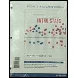 Intro STATS, Books a la Carte Plus New Mystatlab with Pearson Etext -- Access Card Package - 4th Edition - by Richard D. De Veaux - ISBN 9780321869852