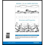 Chemistry : Structure and Properties (Loose) - 15th Edition - by Tro - ISBN 9780321869968