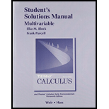 Student Solutions Manual, Multivariable For Thomas' Calculus - 13th Edition - by George B. Thomas Jr., Maurice D. Weir, Joel R. Hass - ISBN 9780321878977