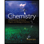 Chemistry: An Introduction to General, Organic, and Biological Chemistry (12th Edition) - Standalone book - 12th Edition - by Karen C. Timberlake - ISBN 9780321908445