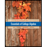 Essentials of College Algebra with MyMathLab Pearson eText Access Card - 11th Edition - by Margaret L. Lial, John Hornsby, David I. Schneider, Callie Daniels - ISBN 9780321912152