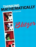 EBK THINKING MATHEMATICALLY - 6th Edition - by Blitzer - ISBN 9780321915399