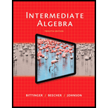 Intermediate Algebra (12th Edition) - 12th Edition - by Marvin L. Bittinger - ISBN 9780321924711