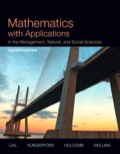 Mathematics with Applications In the Management  Natural and Social Sciences (11th Edition)
