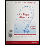 College Algebra : Conc .. (Looseleaf) - 3rd Edition - by Sullivan - ISBN 9780321925732