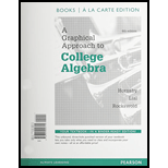 A Graphical Approach to College Algebra, Books a la Carte Edition Plus NEW MyLab Math -- Access Card Package (6th Edition)