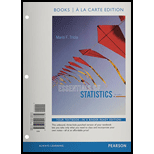 Essentials of Statistics, Books a la Carte Edition (5th Edition) - 5th Edition - by Mario F. Triola - ISBN 9780321926739