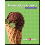 Intermediate Algebra For College Students (9th Edition) - 9th Edition - by Allen R. Angel, Dennis Runde - ISBN 9780321927354