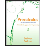 Precalculus: Concepts Through Functions, A Unit Circle Approach To Trigonometry, Books A La Carte Edition (3rd Edition) - 3rd Edition - by Michael Sullivan, Michael Sullivan III - ISBN 9780321930347