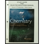 Study Guide and Selected Solutions Manual for Chemistry: An Introduction to General, Organic, and Biological Chemistry - 12th Edition - by Karen C. Timberlake - ISBN 9780321933461