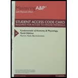 MasteringA&P with Pearson eText -- ValuePack Access Card -- for Fundamentals of Anatomy & Physiology