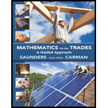 Mathematics for the Trades: A Guided Approach Plus MyLab Math Access Card (10th Edition) - 10th Edition - by Robert A. Carman Emeritus, Hal M. Saunders - ISBN 9780321945297