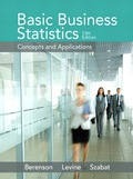 EBK BASIC BUSINESS STATISTICS - 13th Edition - by Szabat - ISBN 9780321947246