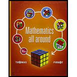 Mathematics All Around, MyMathLab, and Student Solutions Manual - 1st Edition - by Tom Pirnot - ISBN 9780321950871