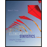 Elementary Statistics Using The Ti-83/84 Plus Calculator - 4th Edition - by Triola,  Mario F. - ISBN 9780321952936