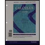 Calculus: Early Transcendentals, Books a la Carte Edition (2nd Edition) - 2nd Edition - by William L. Briggs, Lyle Cochran, Bernard Gillett - ISBN 9780321954428