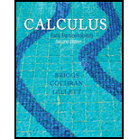 Calculus: Early Transcendentals, 2nd Edition - 2nd Edition - by William L. Briggs, Lyle Cochran, Bernard Gillett - ISBN 9780321965165