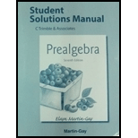 Student Solutions Manual For Prealgebra - 7th Edition - by Elayn Martin-Gay - ISBN 9780321968258