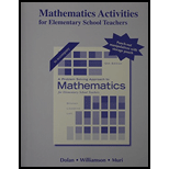 Activities Manual for A Problem Solving Approach to Mathematics for Elementary School Teachers - 12th Edition - by Dan Dolan, Jim Williamson, Mari Muri - ISBN 9780321977083