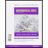 Mathematical Ideas, Books a la Carte Edition - 13th Edition - by Miller, Charles D.; Heeren, Vern E.; Hornsby, John; Heeren, Christopher - ISBN 9780321977939