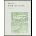 Student Solutions Manual For Introductory Statistics Exploring The World Through Data - 2nd Edition - by Robert Gould - ISBN 9780321978394