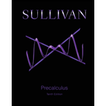 Precalculus (10th Edition) - 10th Edition - by Michael Sullivan - ISBN 9780321979070