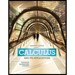 Calculus and Its Applications (11th Edition)